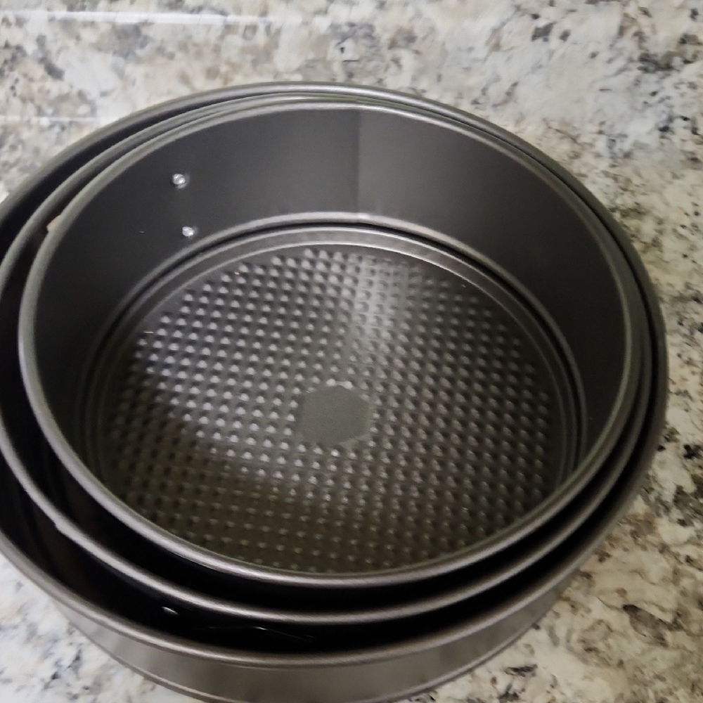 Final Price/Non-Stick Springform Cake Pan Set - Gray - Picture 4 of 7